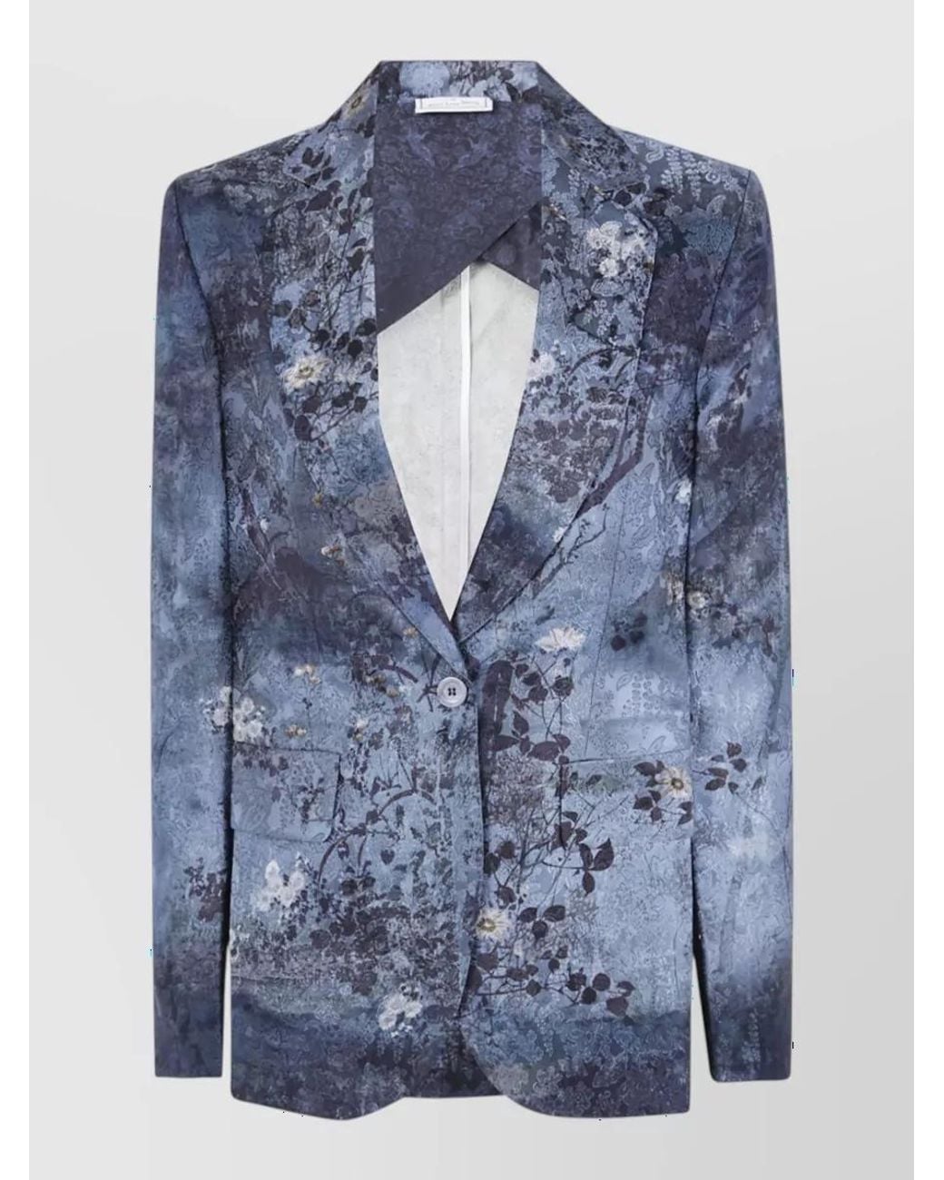 Pierre Louis Mascia Blue Silk Blazer