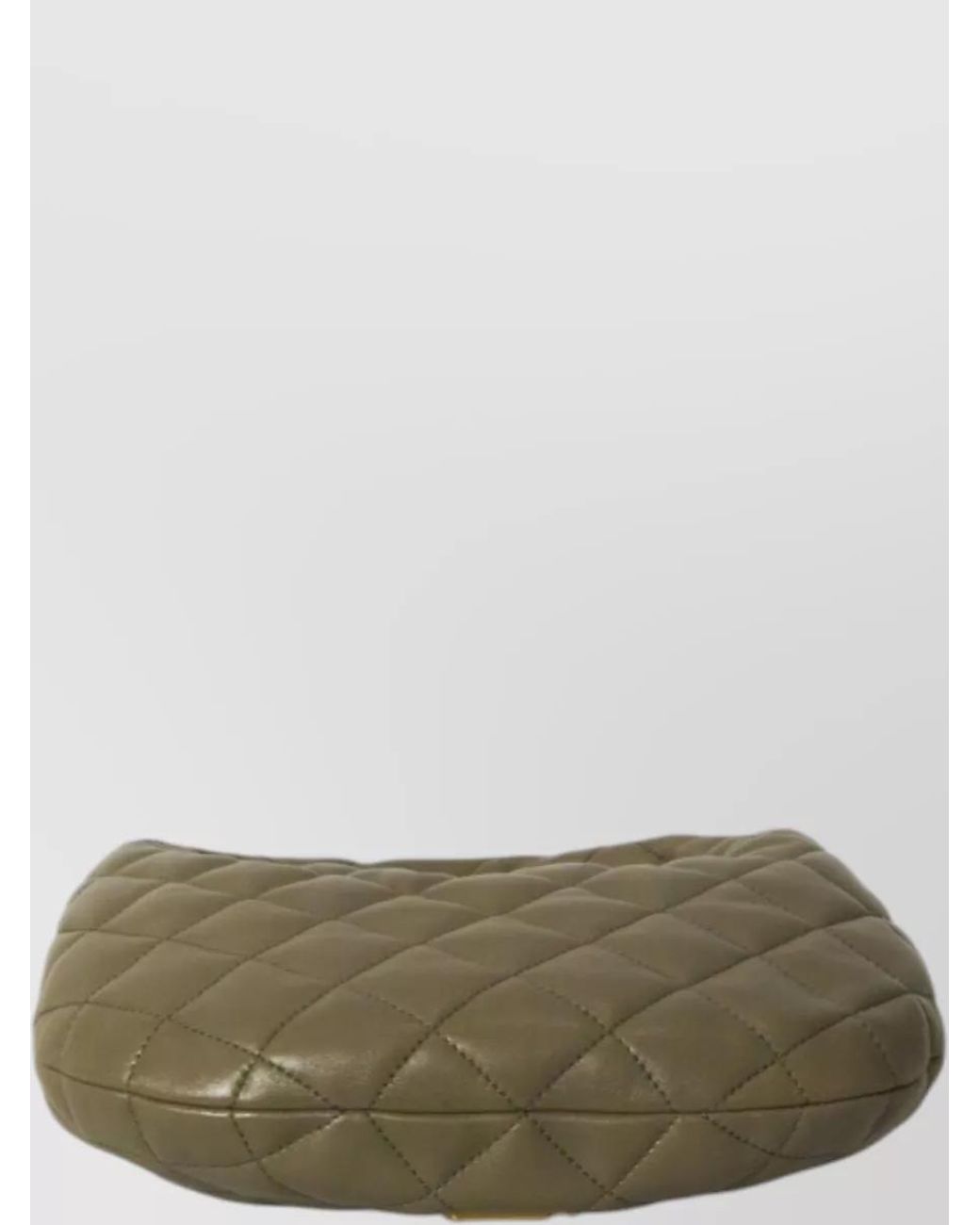 Saint Laurent Green Icarino Lambskin Quilted Tote Bag
