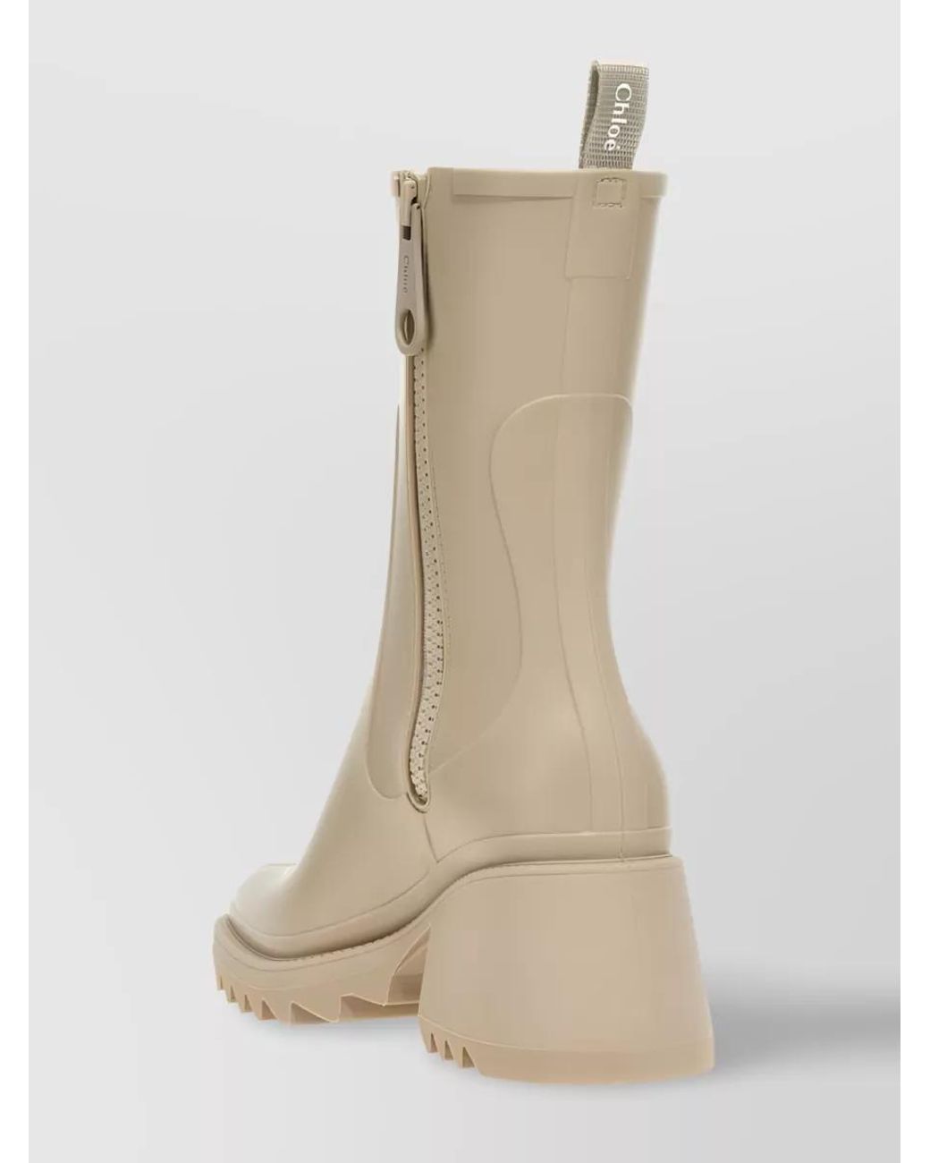 Chloé Natural Rubber Ankle Boots