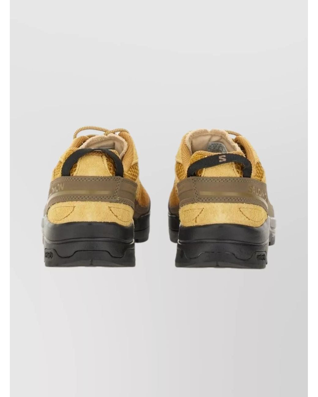 Salomon Metallic Suede Leather Low-Top Sneakers