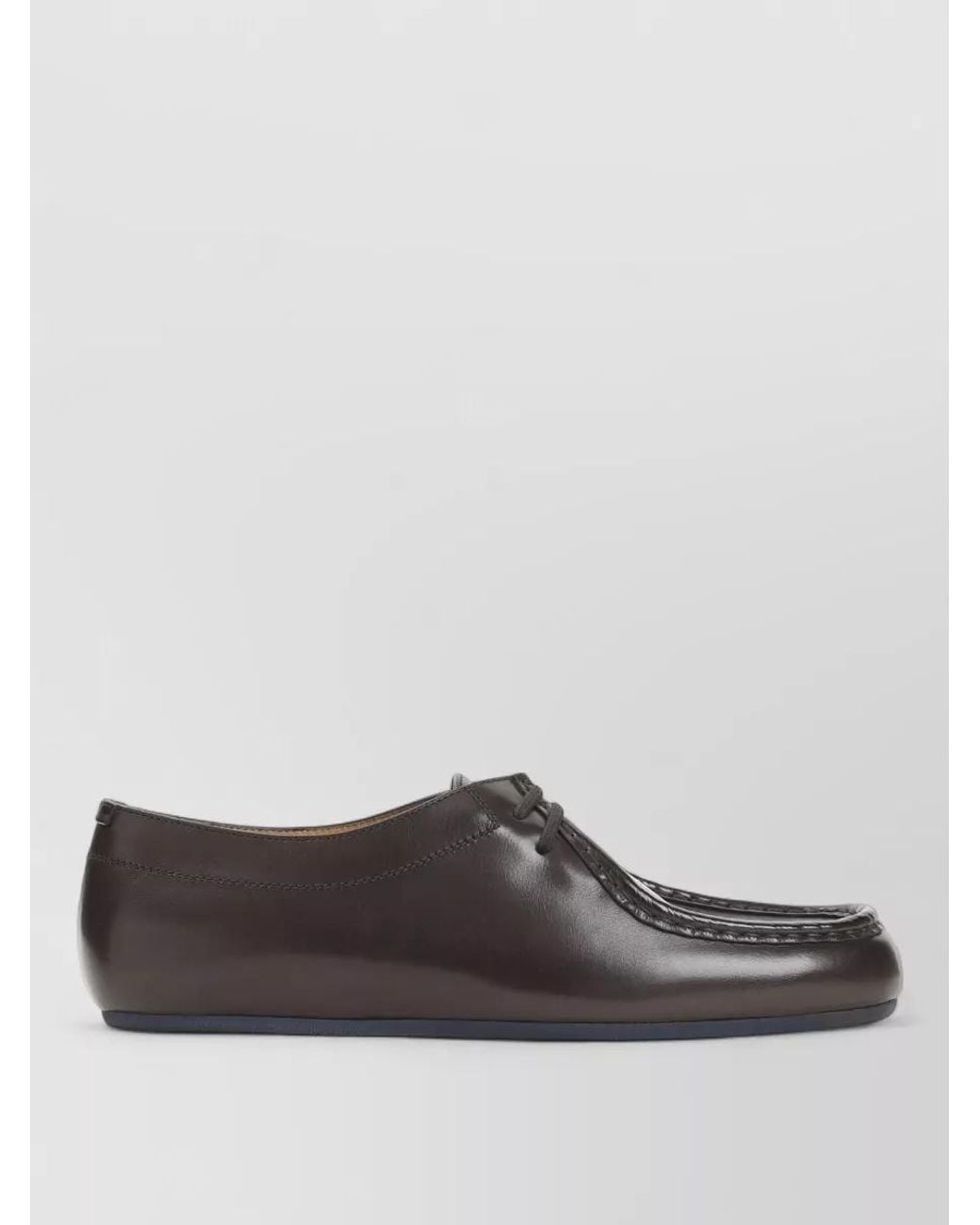Jil Sander Gray Leather Lace-Up Derby Shoes for men