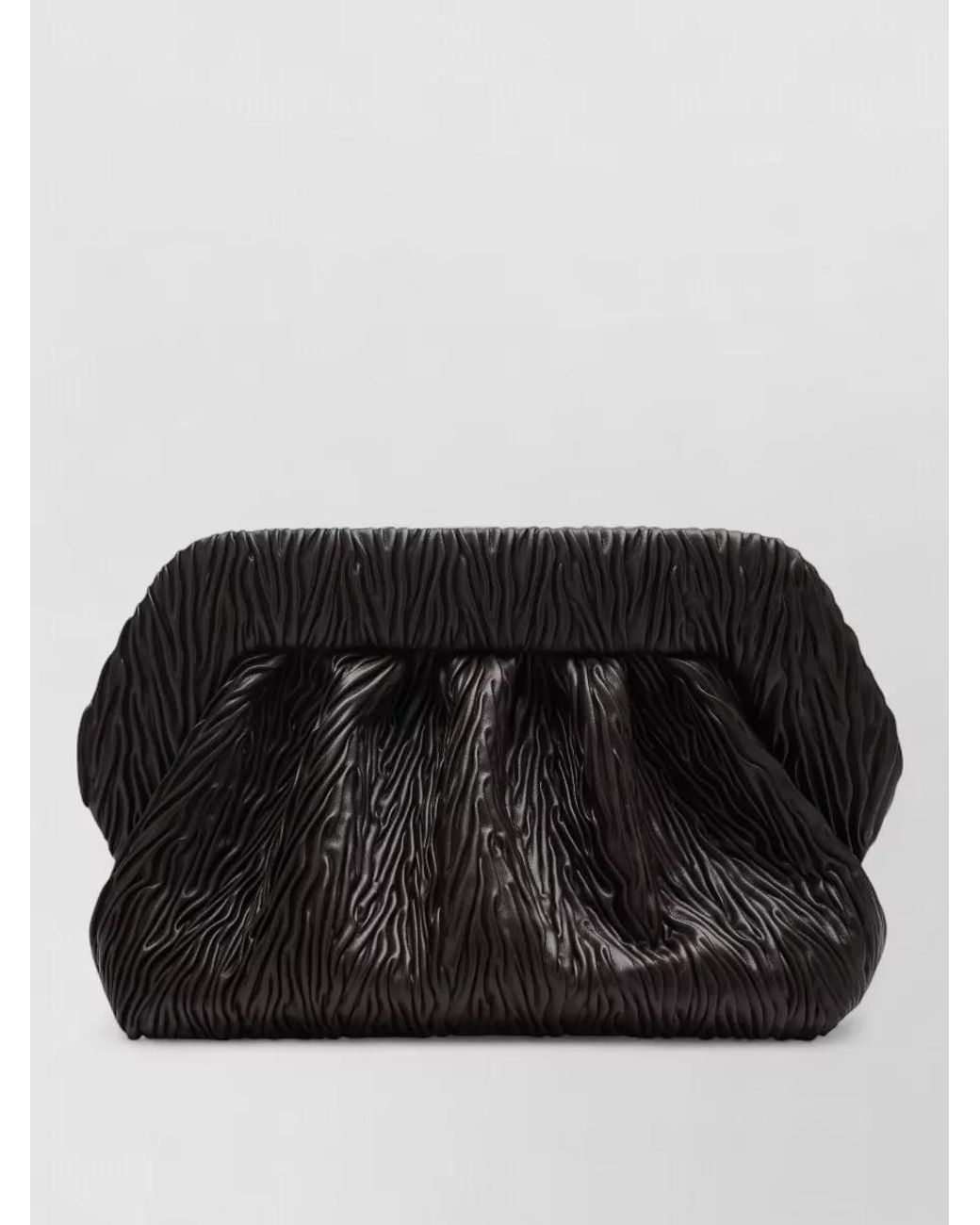 THEMOIRÈ Black Bios Large Clutch Bag