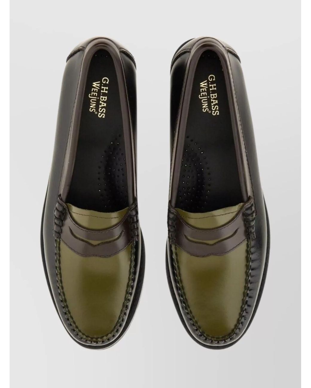 G.H.BASS Multicolor Leather Penny Loafers