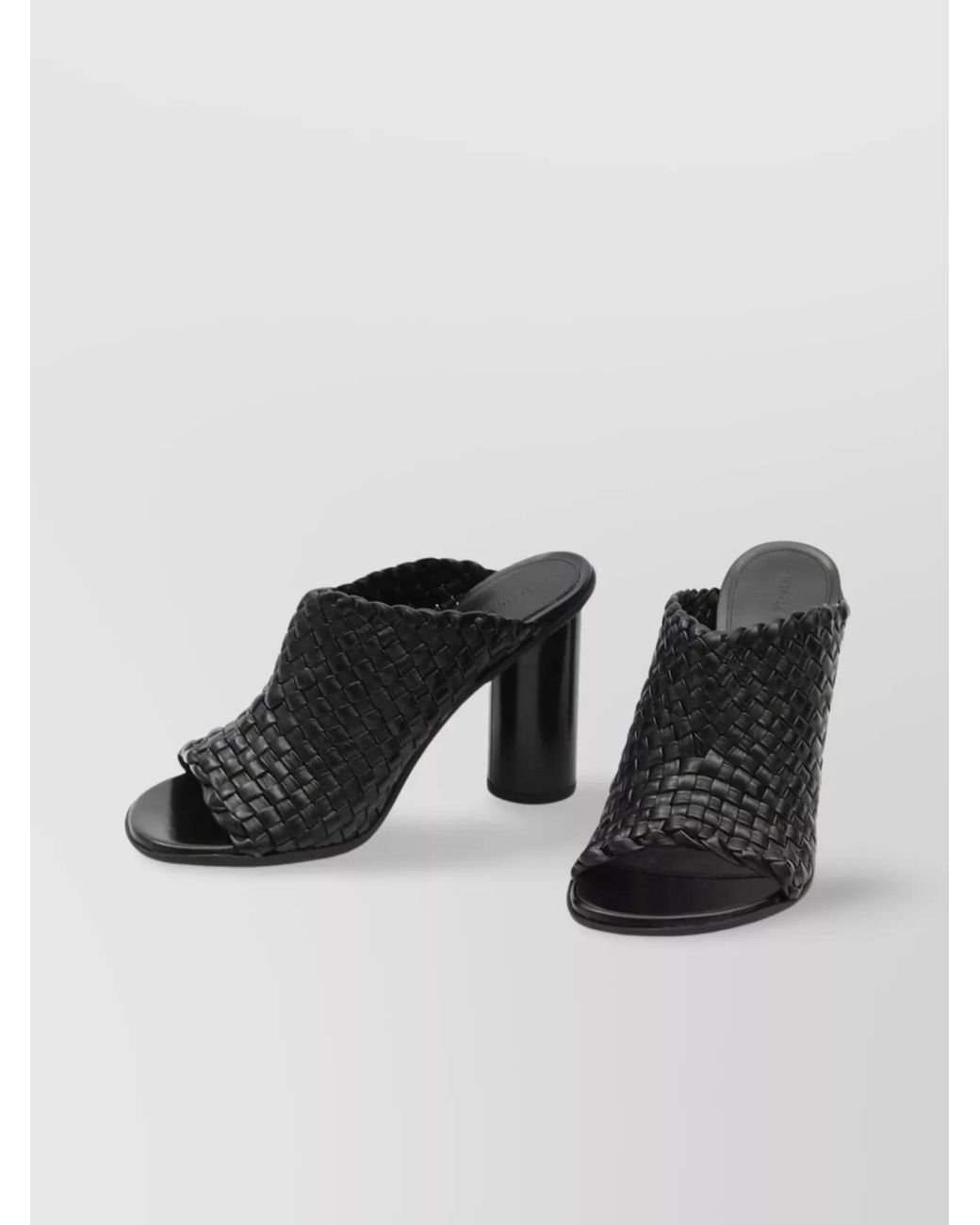 Bottega Veneta Black Atomic Sandals