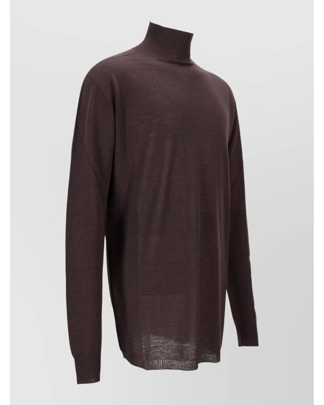 Rick Owens Multicolor Wool Oversized Turtleneck Jumper for men