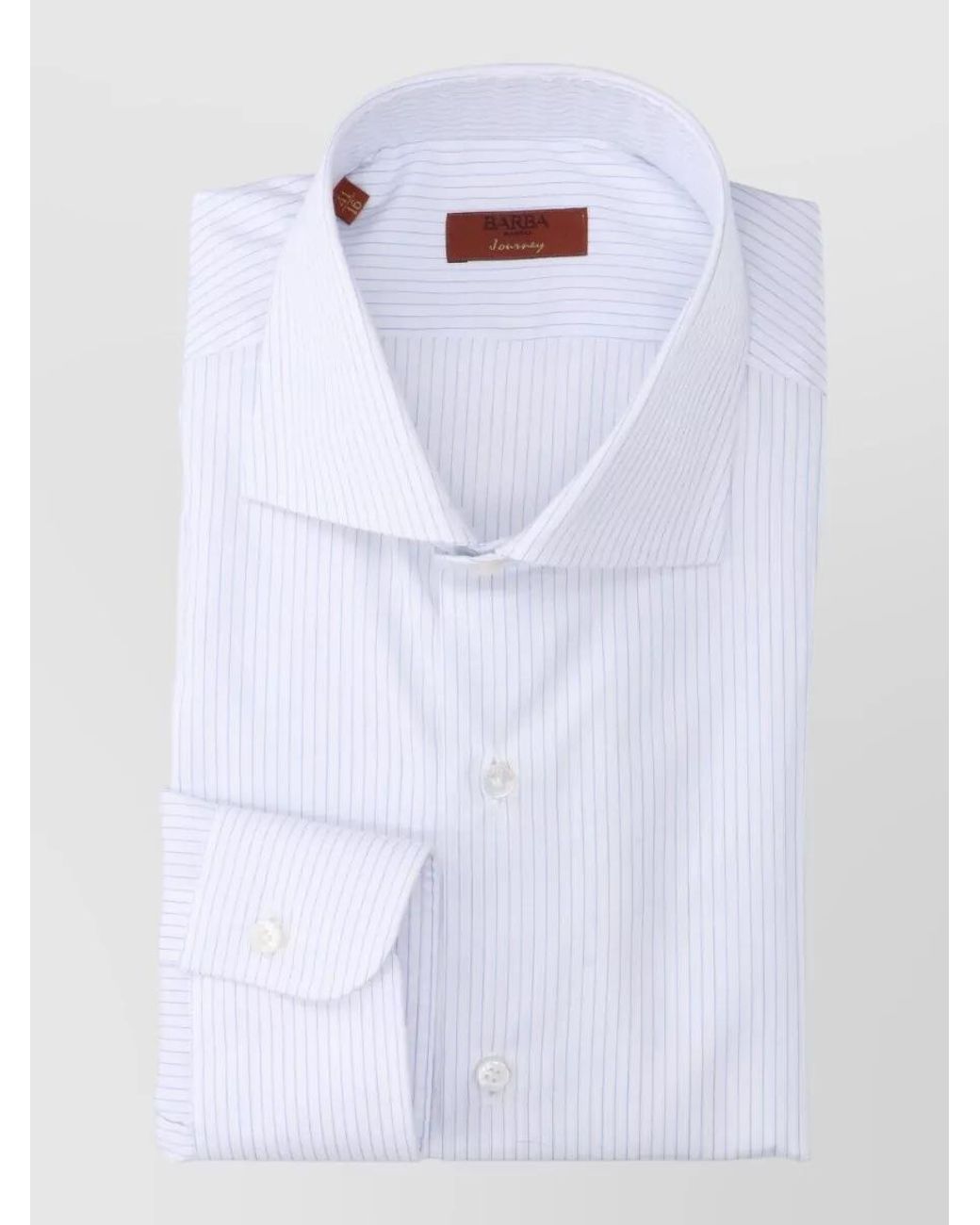 Barba Napoli White Casual Shirt for men