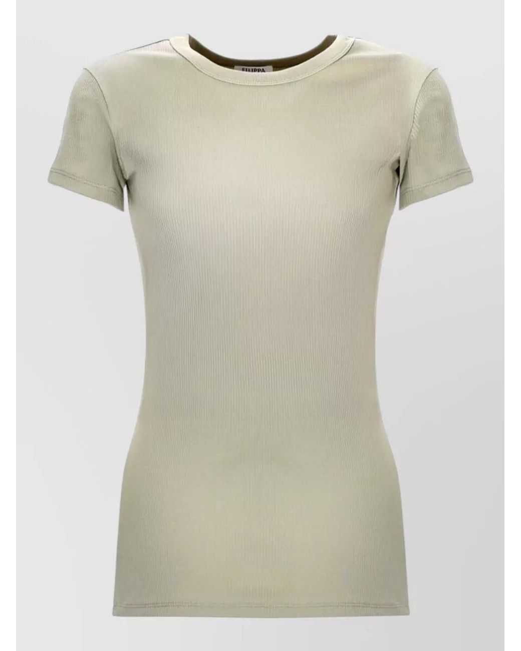 Filippa K Natural Fine Rib Slim-Fit T-Shirt