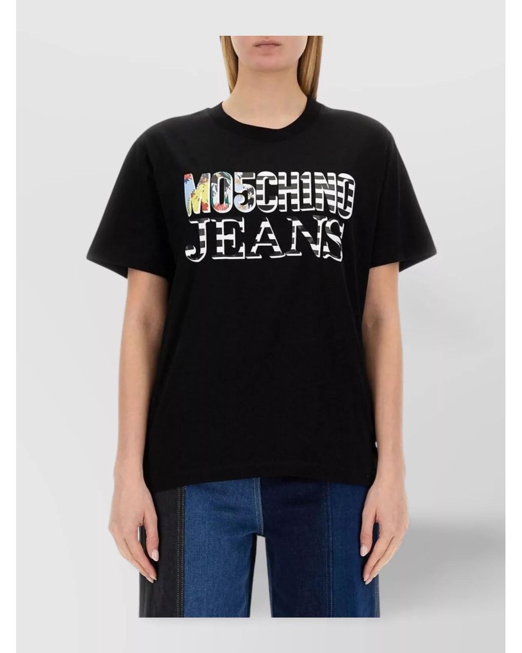 Moschino Blue Logo T-Shirt