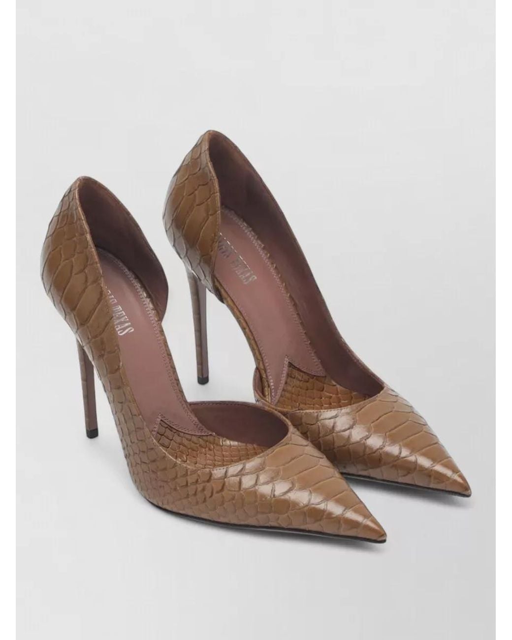 Paris Texas Brown Leather Pumps