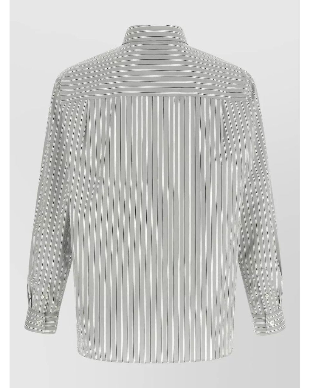 A.P.C. Gray Cotton Malo Shirt for men