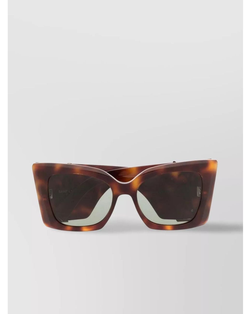 Saint Laurent Brown Blaze Oversized Cat-Eye Sunglasses