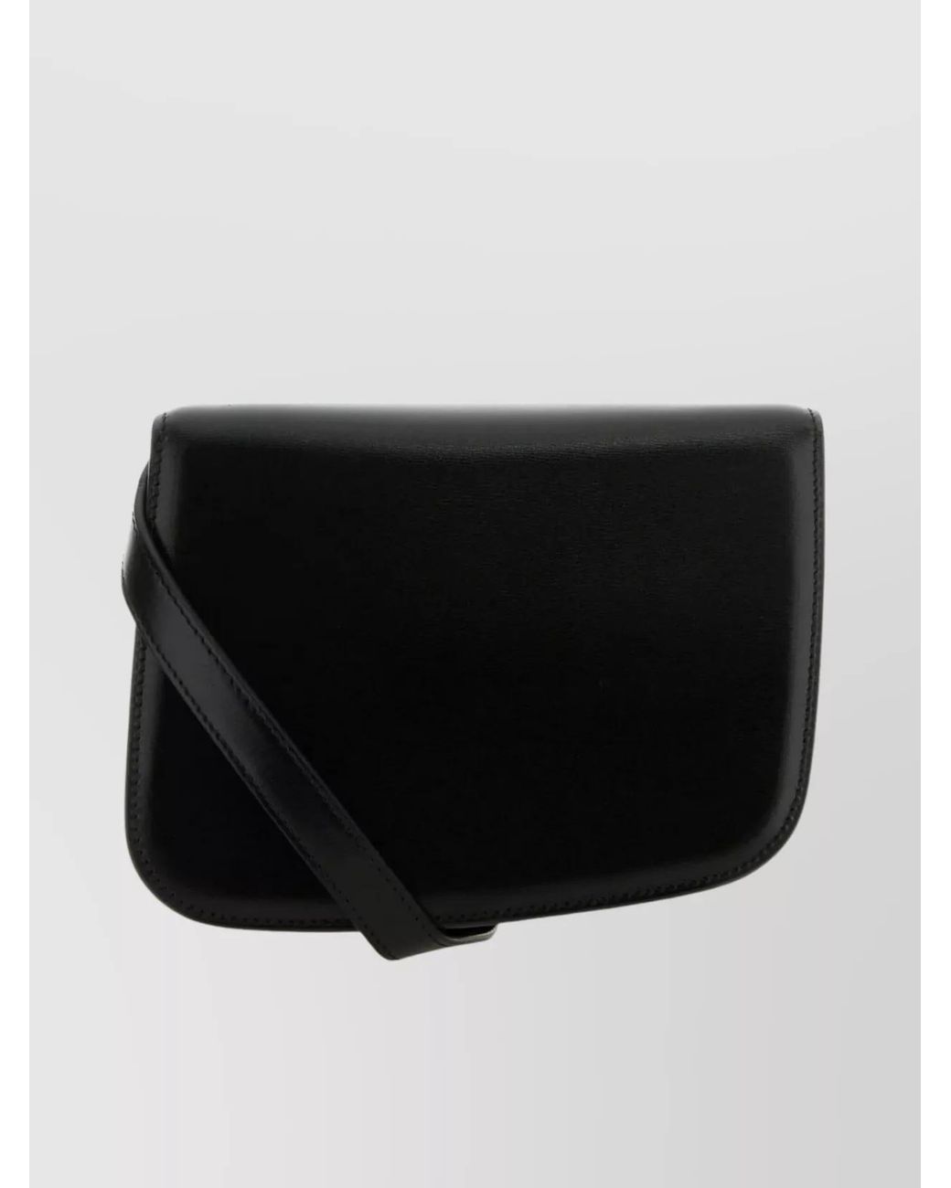 Ferragamo Black Gancini Leather Crossbody Bag