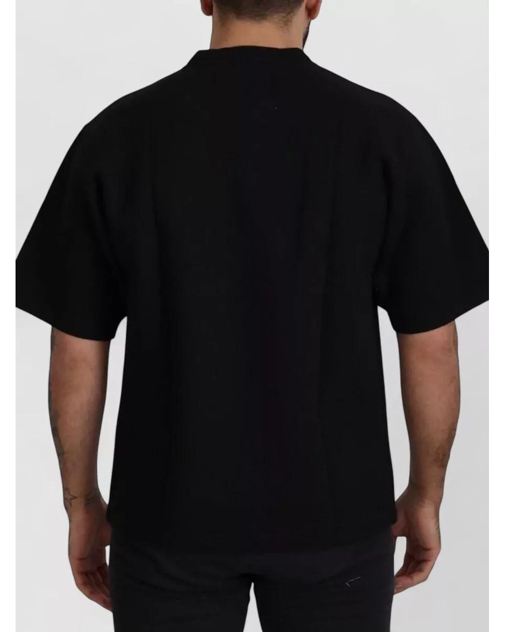 Dolce & Gabbana Black Logo Cotton Crewneck T-Shirt for men