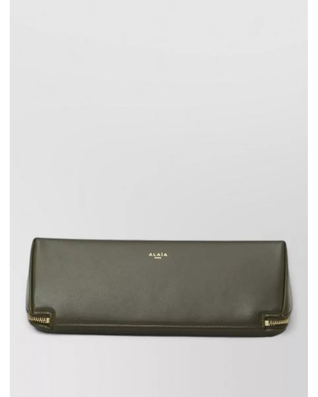 Alaïa Green Leather Delta Small Shoulder Bag