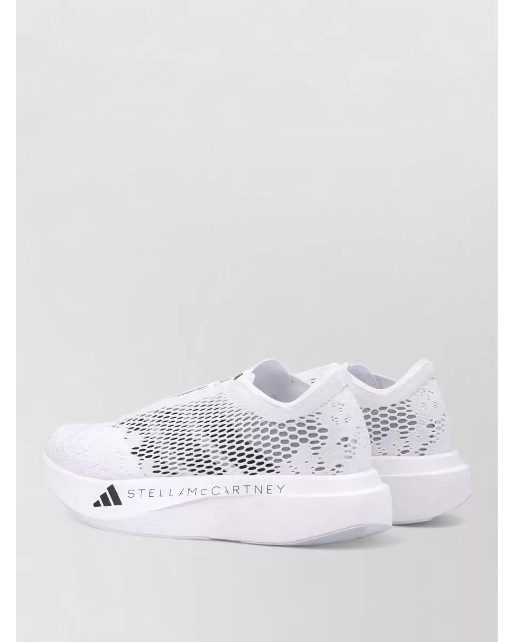 Adidas By Stella McCartney White Synthetic Textile Slip-On Sneakers