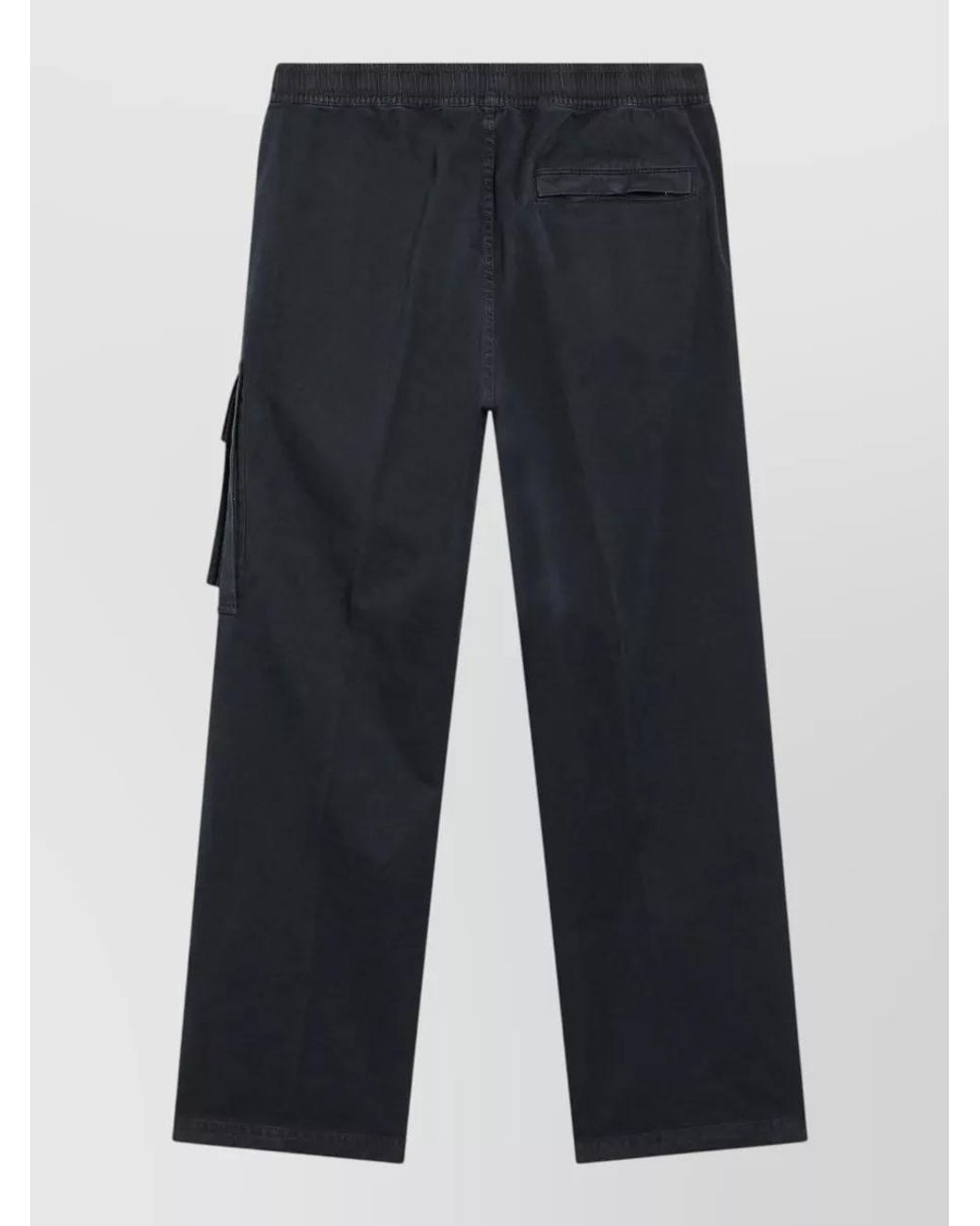 Stone Island Blue Loose-Fit Trousers for men