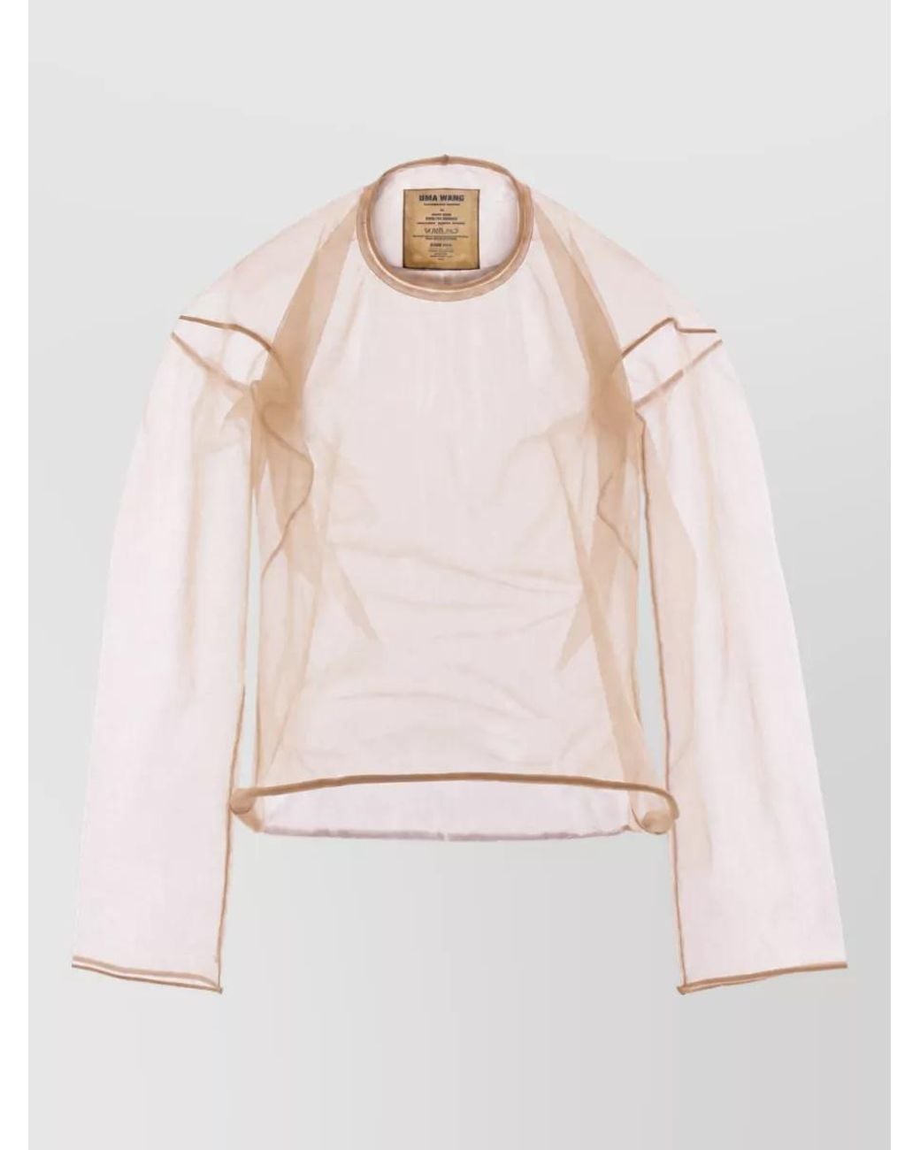 Uma Wang Natural Cashmere Turtleneck Sweater