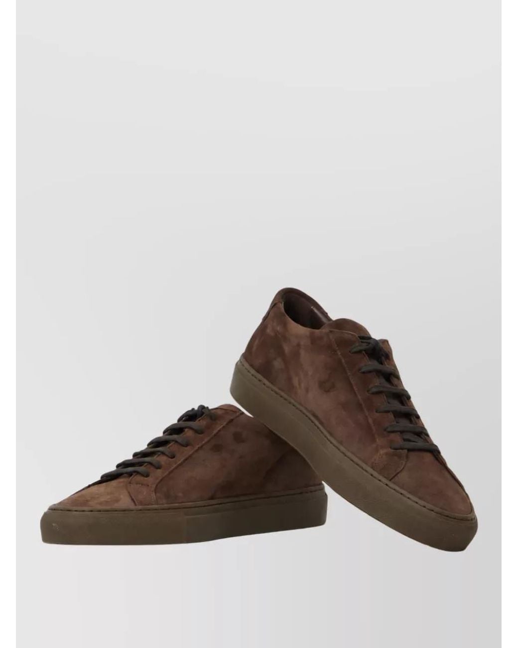 Common Projects Brown Leather Lace-Up Sneakers for men
