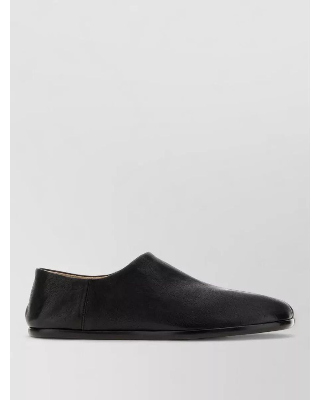 Maison Margiela White Leather Tabi Slip-On Loafers for men