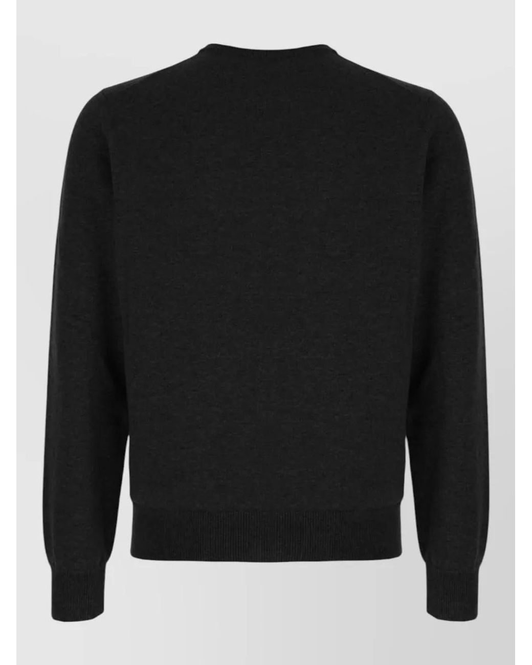 Malo Black Cashmere Sweater for men