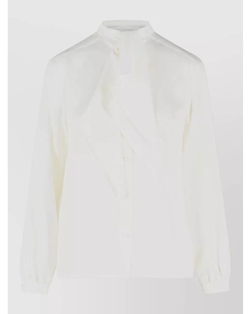 Max Mara White Silk Shirt
