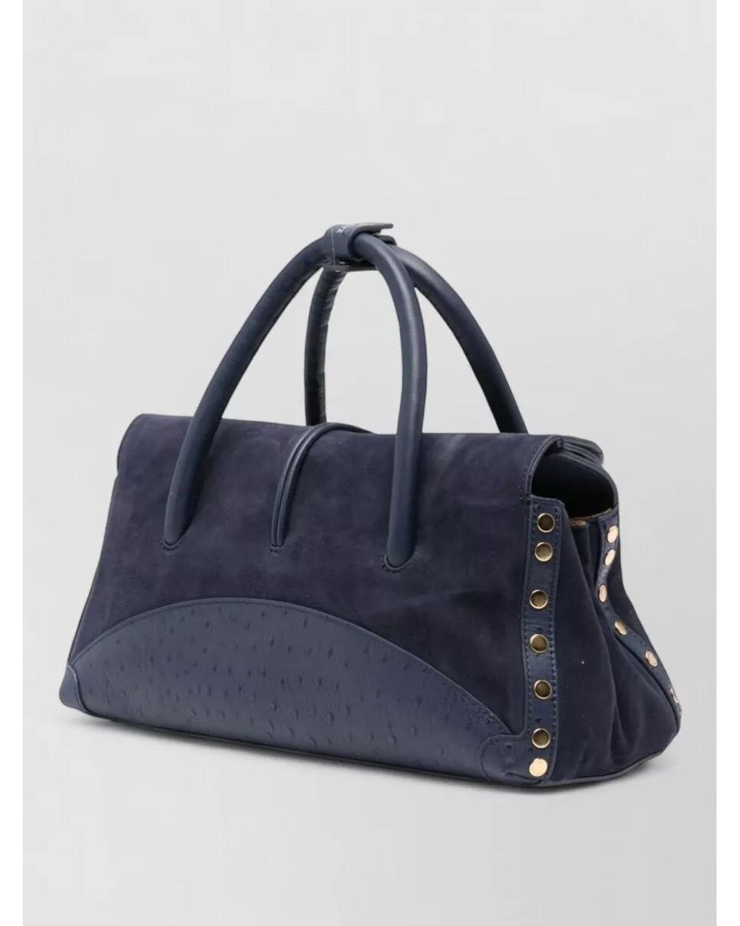Zanellato Blue Leather Shoulder Bag