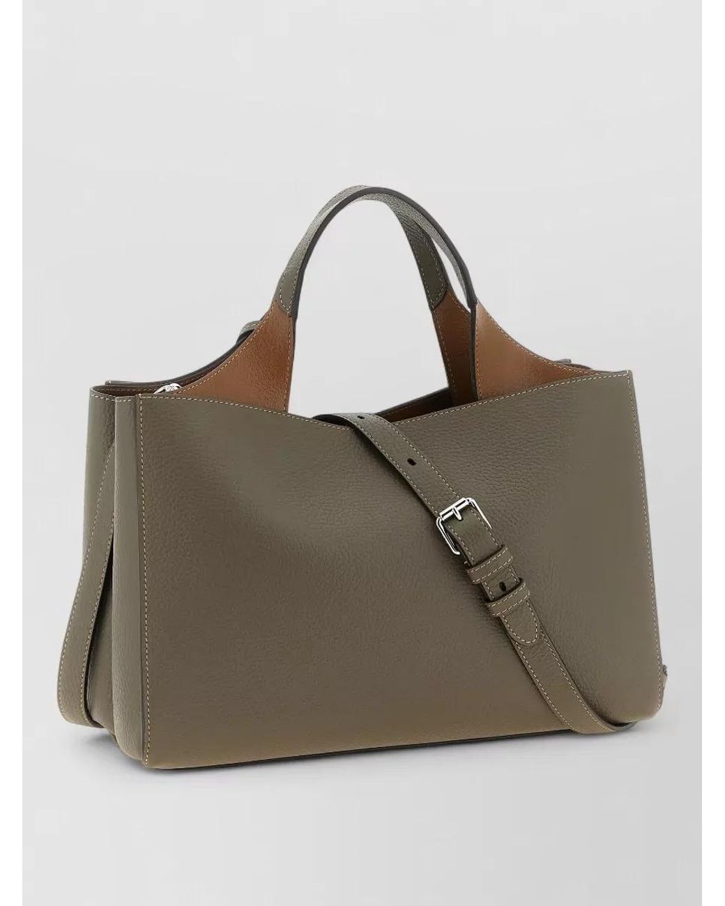 Tod's Brown Bucket Small Leather Tote Bag