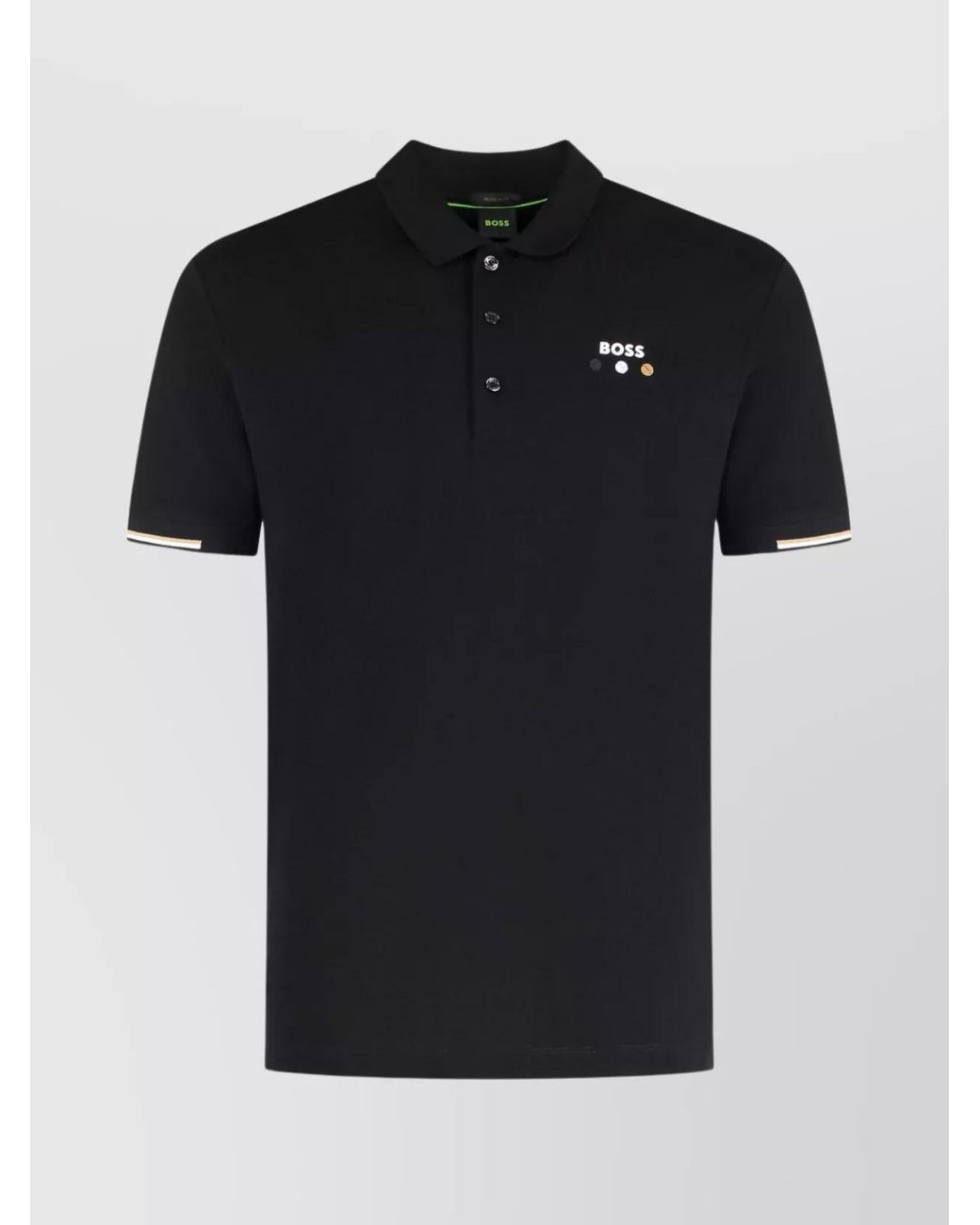 Boss Black Cotton Piqué Regular-Fit Polo Shirt for men