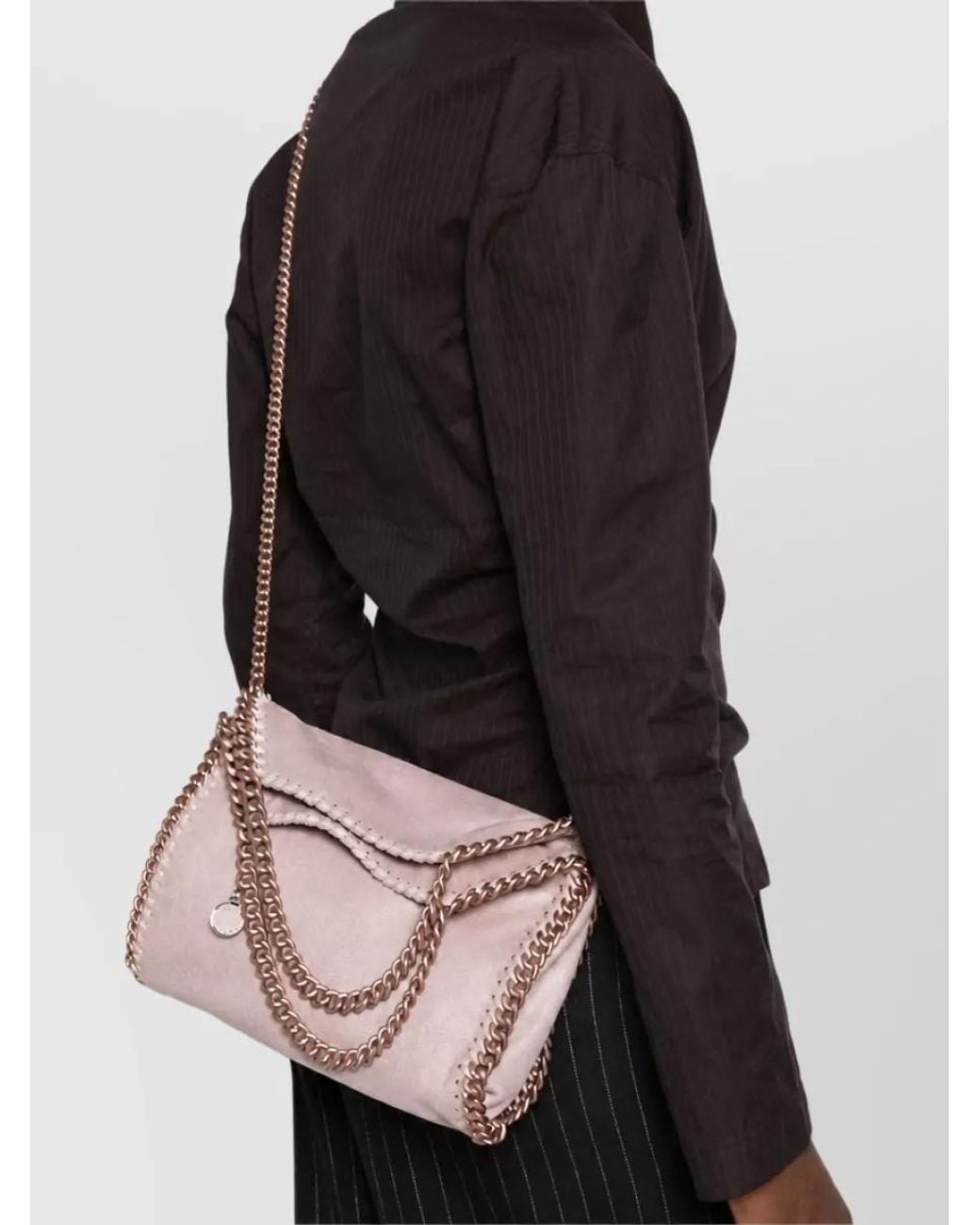 Stella McCartney Pink Falabella Mini Shoulder Bag