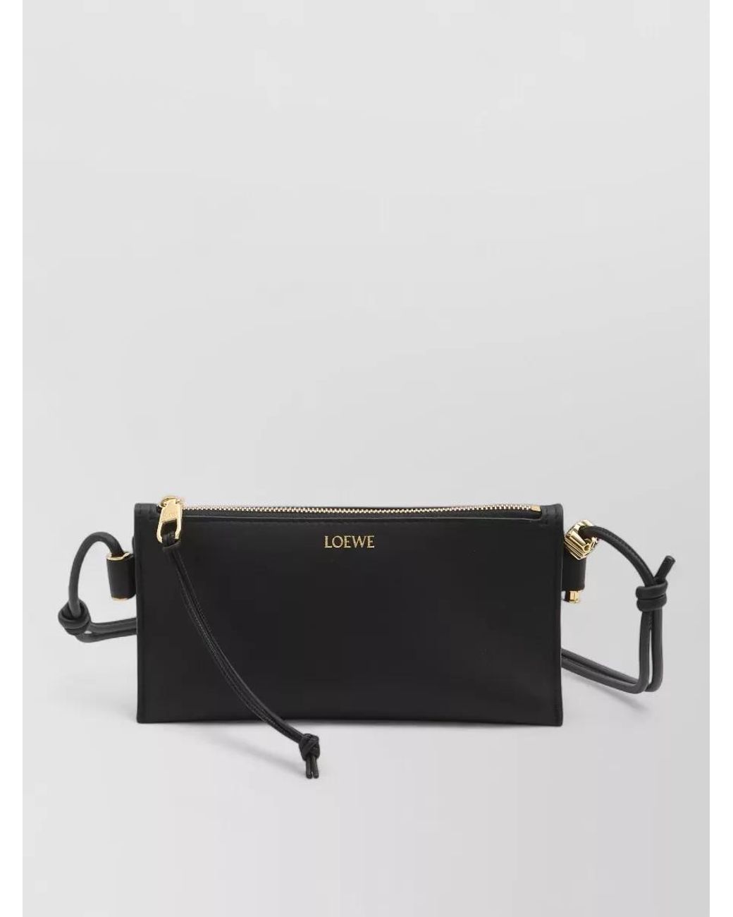 Loewe Black Leather Joya Cross-Body Bag