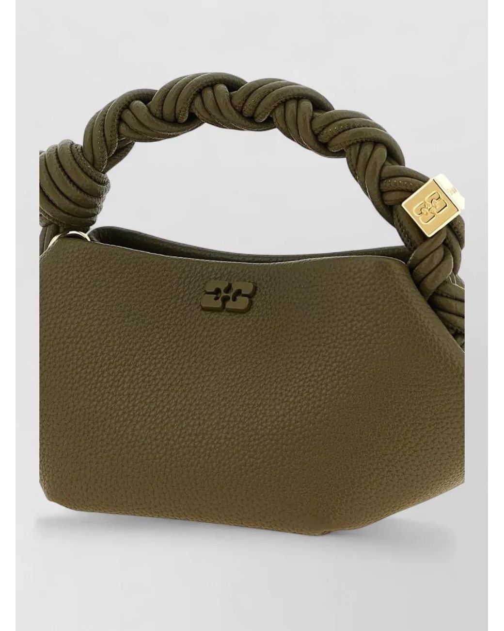 Ganni Green Bou Mini Shoulder Bag