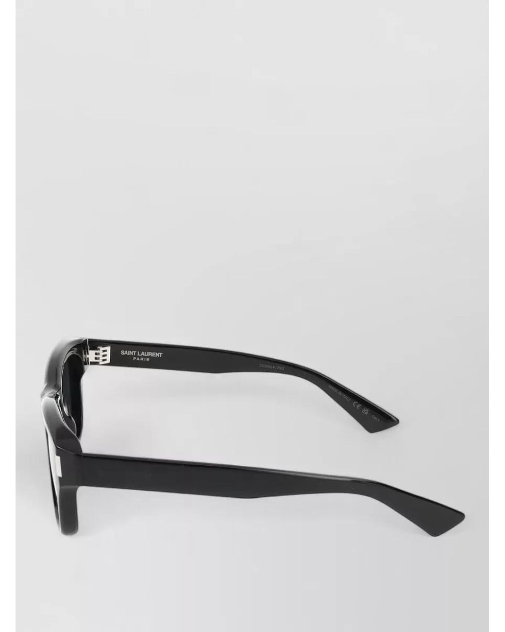 Saint Laurent Gray Acetate Sunglasses for men