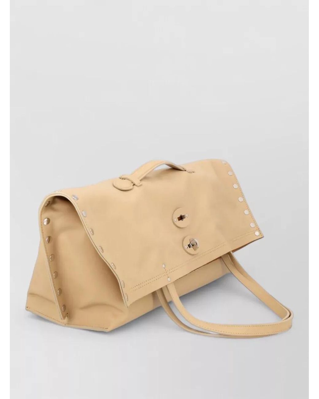 Zanellato Natural Leather Medium Tote Bag