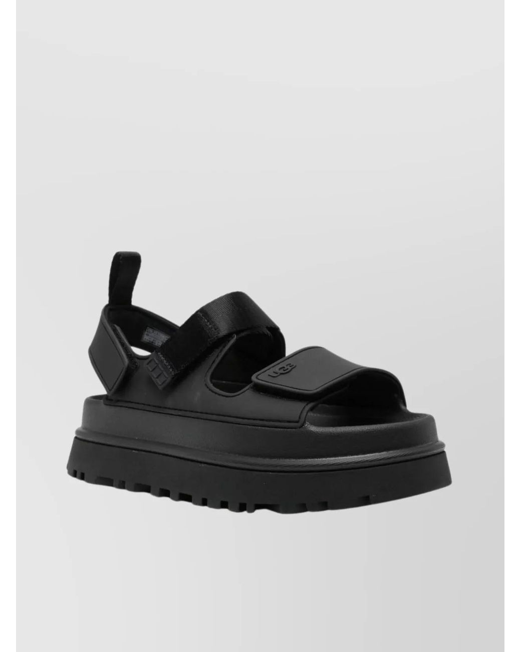 Ugg Black Goldenglow Platform Sandals