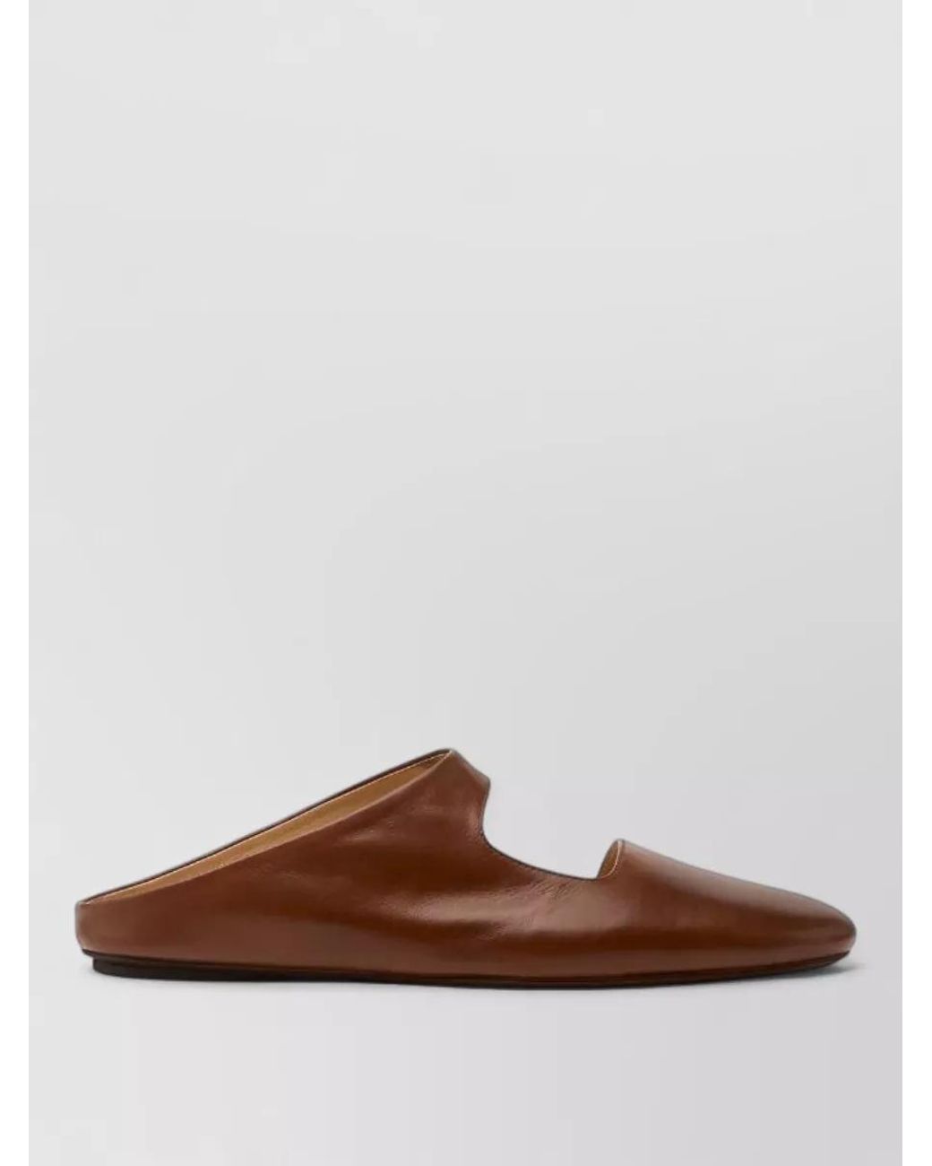 Marsèll Brown Leather Mules