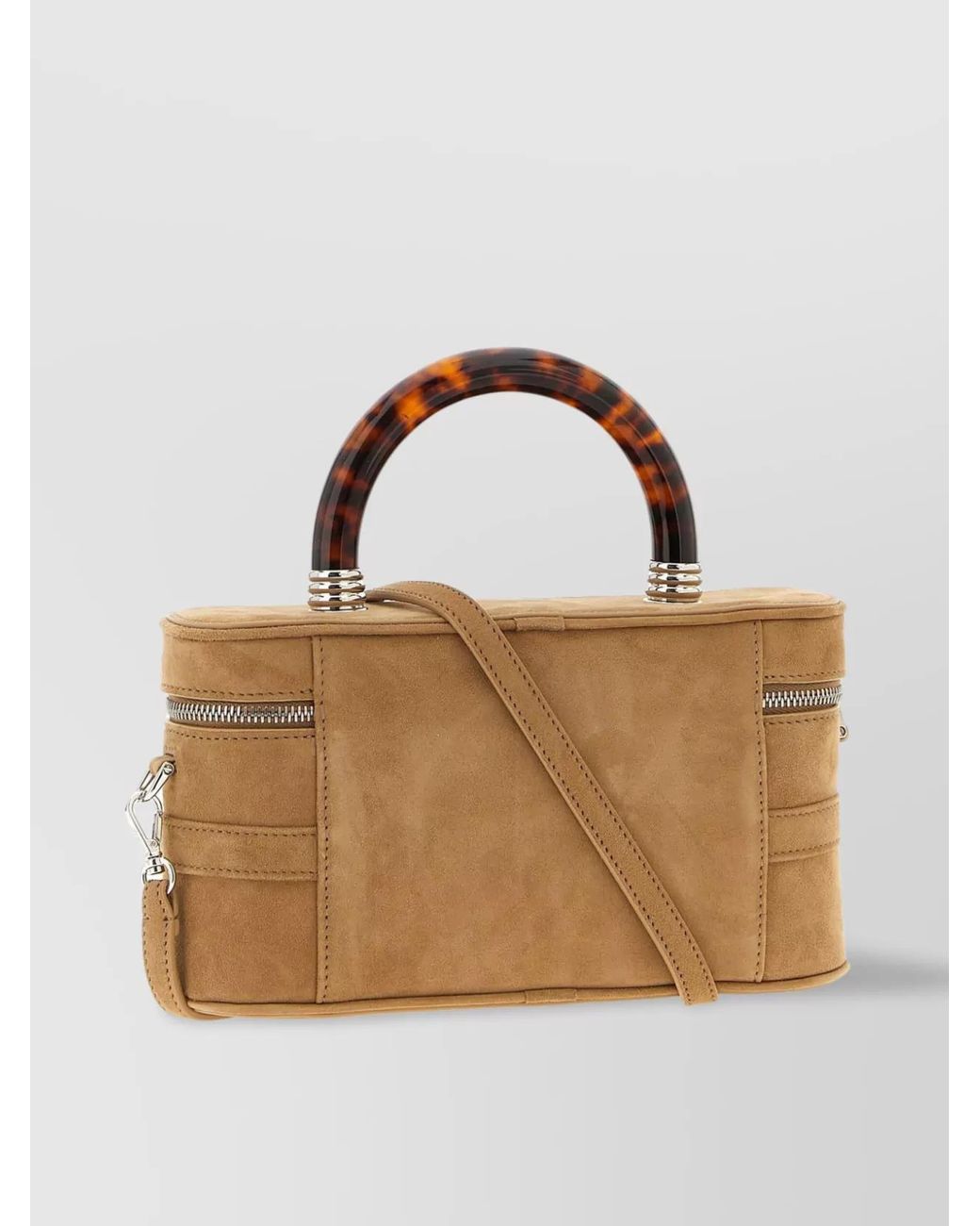 Roger Vivier Brown Leather Mini Vanity Bag