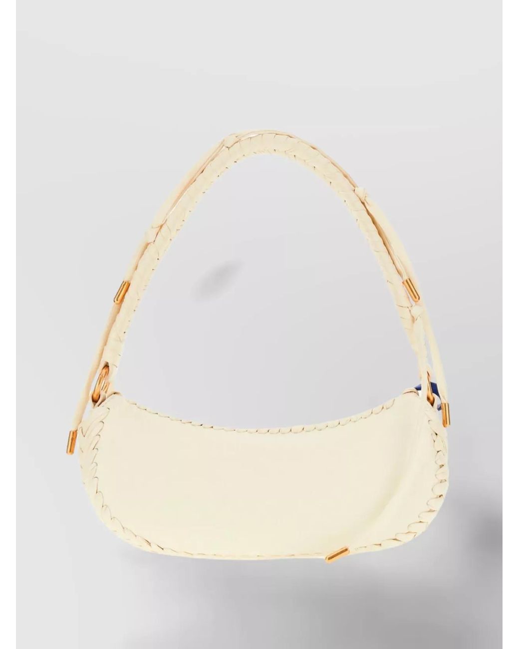Off-White c/o Virgil Abloh Natural Edge Leather Shoulder Bag