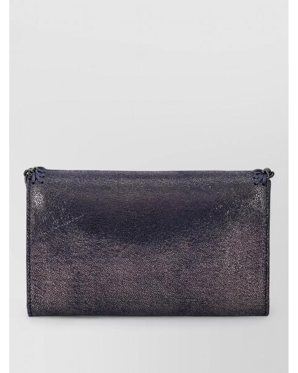 Stella McCartney Gray Falabella Wallet On Chain Clutch Bag