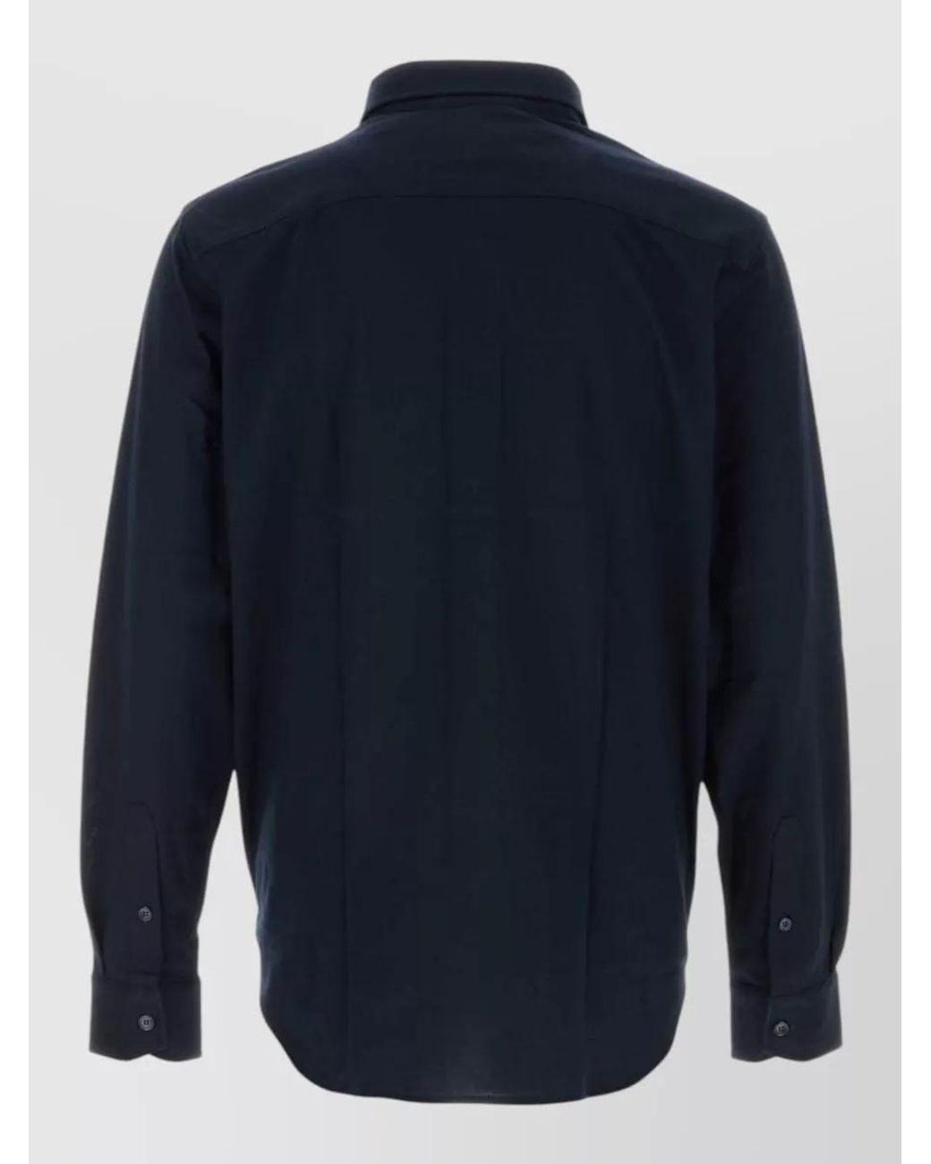 Brioni Blue Cotton Shirt for men
