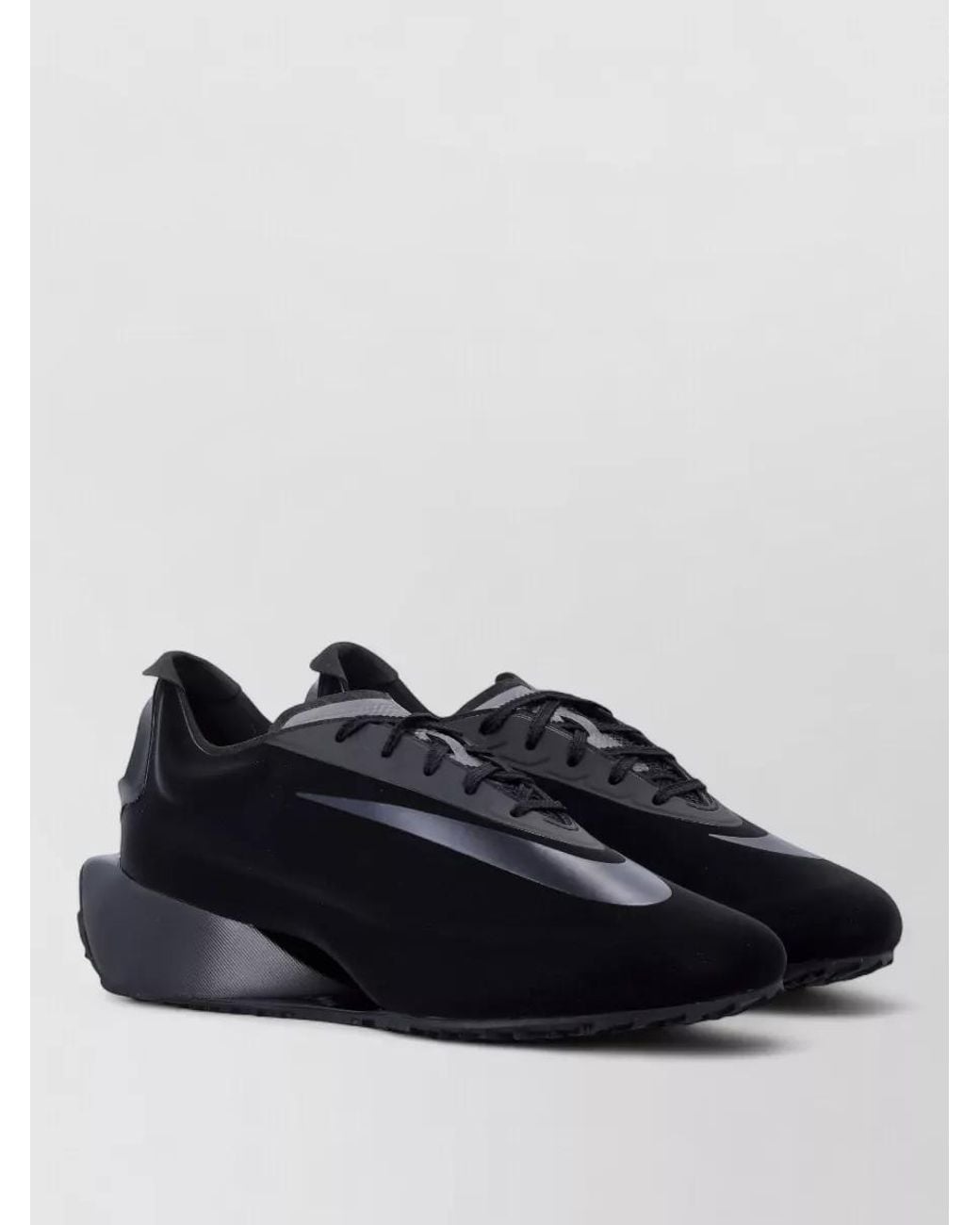 Nike Black Synthetic Lace-Up Sneakers
