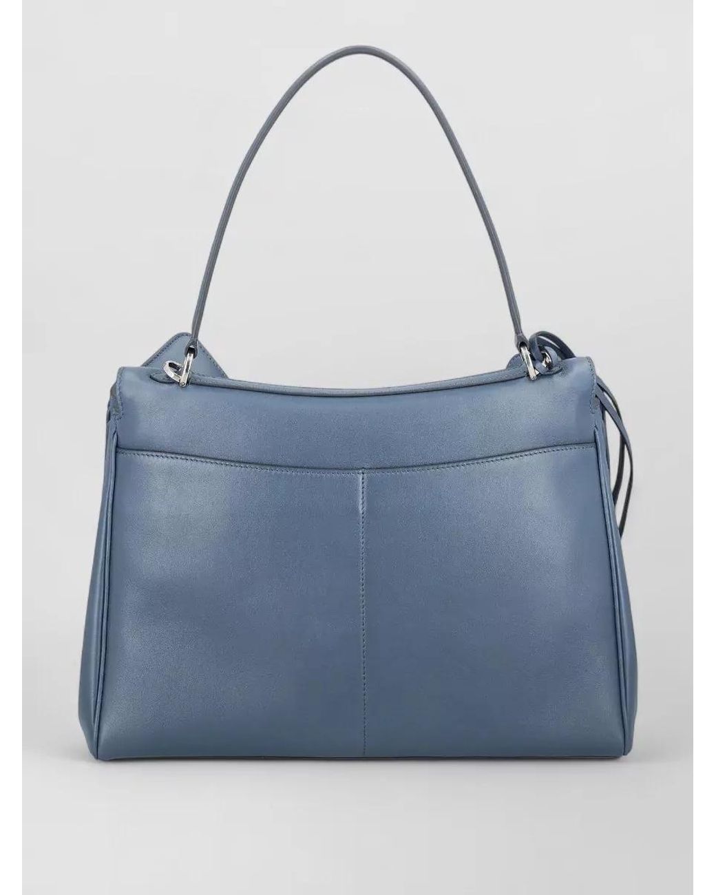 Balenciaga Blue Rodeo Medium Leather Shoulder Bag