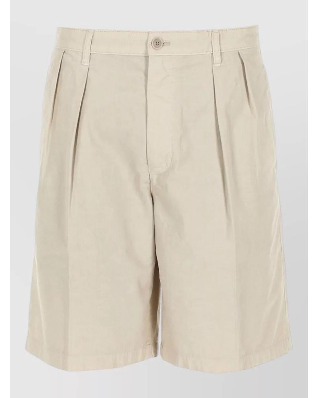 Aspesi Natural Cotton Shorts for men