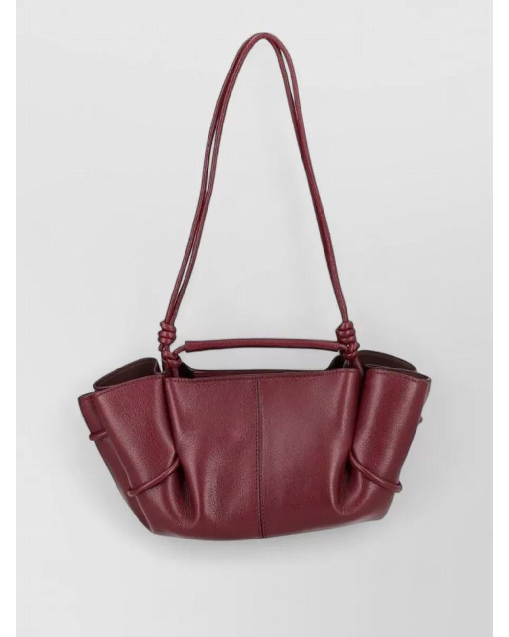 Hereu Red Leather Mini Shoulder Bag