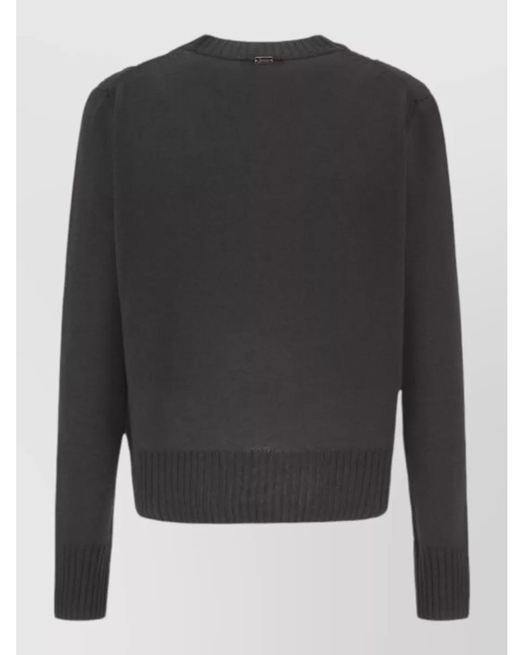 Herno Gray Cashmere Sweater