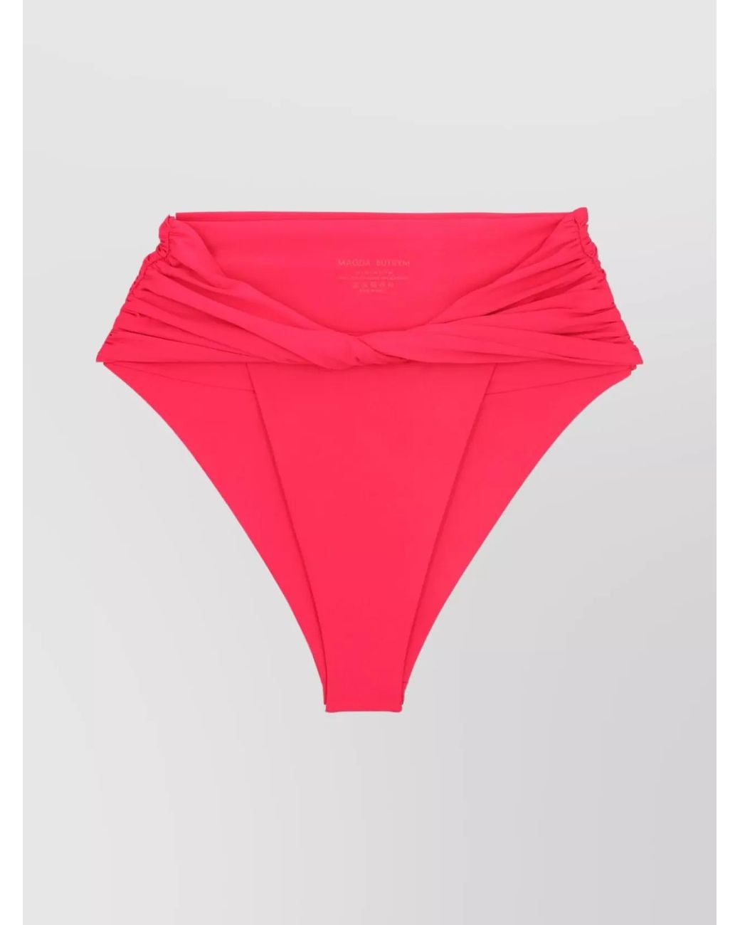 Magda Butrym Pink Twisted Bikini Briefs