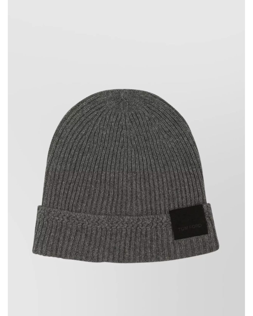 Tom Ford Gray Cashmere Beanie for men