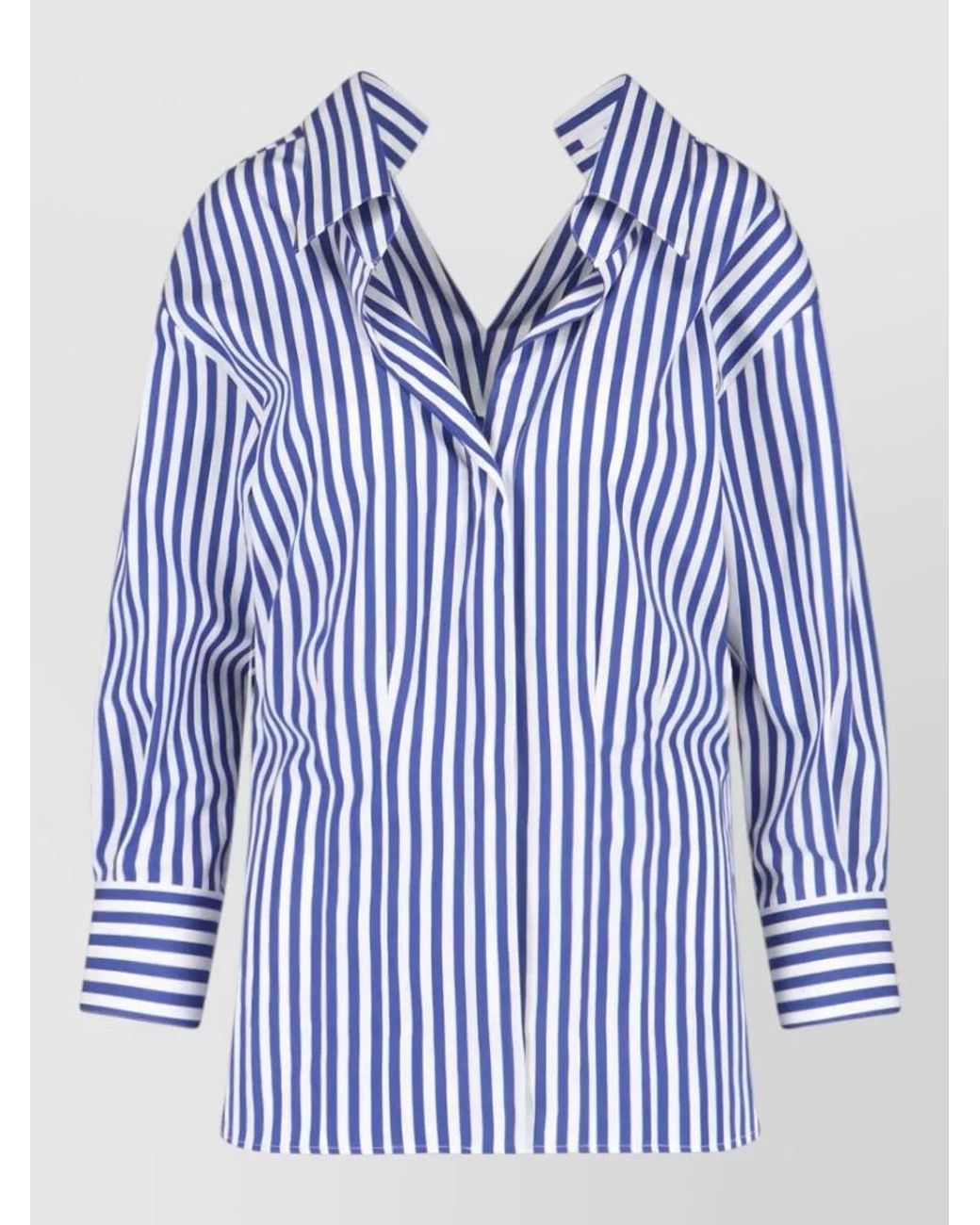 Givenchy Blue Cotton Poplin Shirt