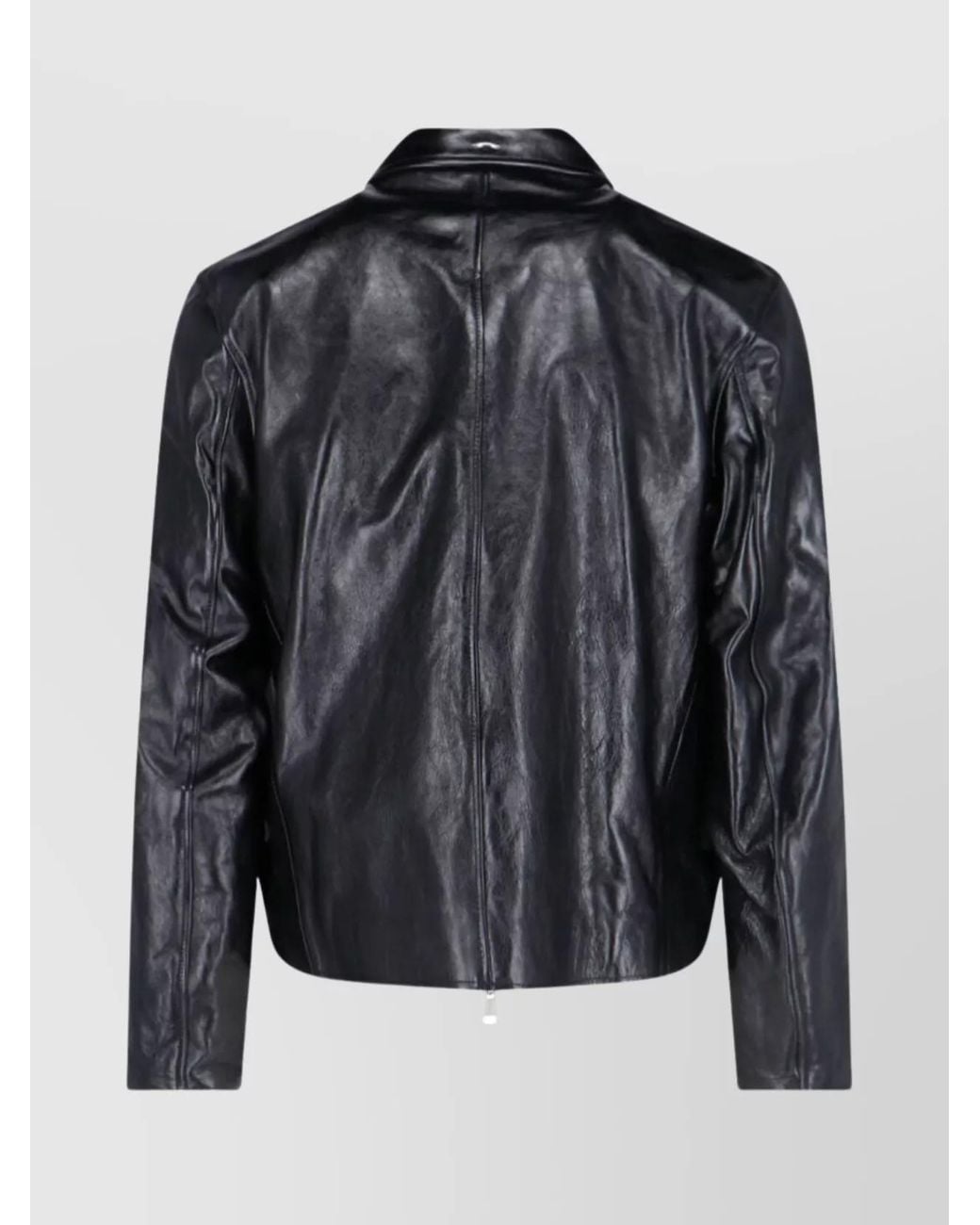 Our Legacy Black Leather Jacket for men