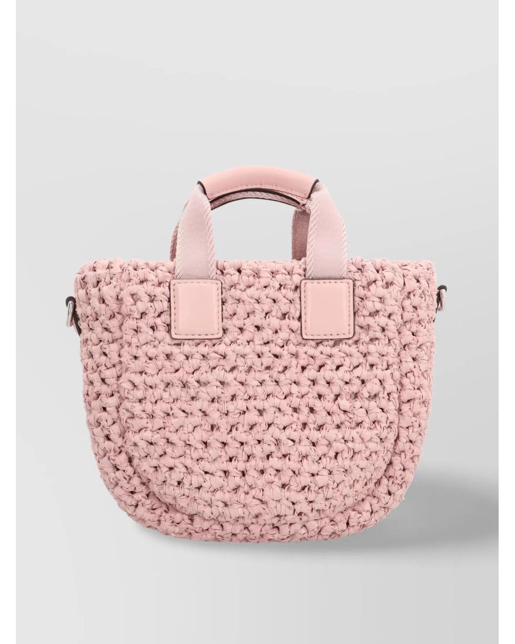 Moncler Pink Caradoc Micro Leather Tote Bag