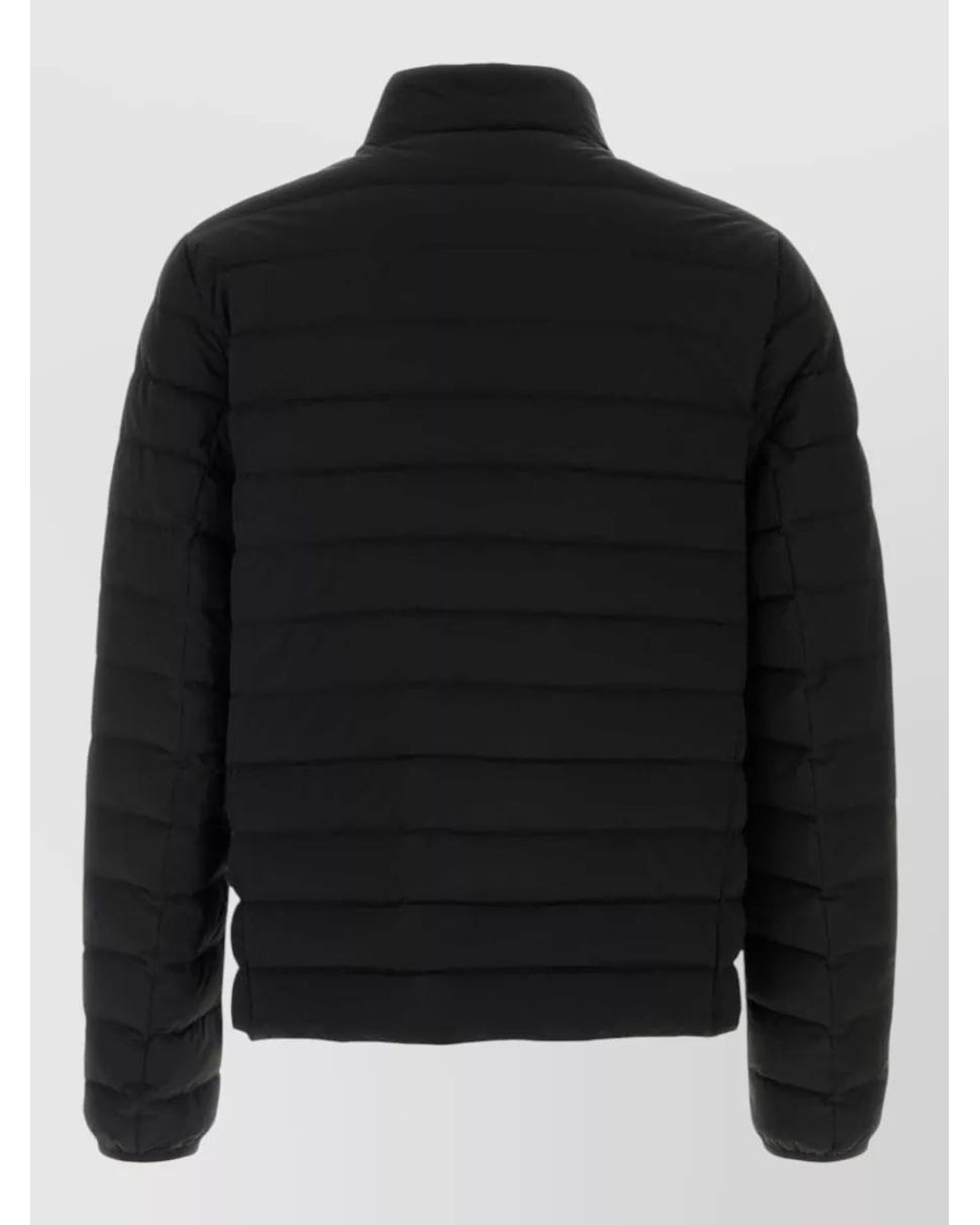 Moose Knuckles Black Down Quilted Puffer Jacket for men